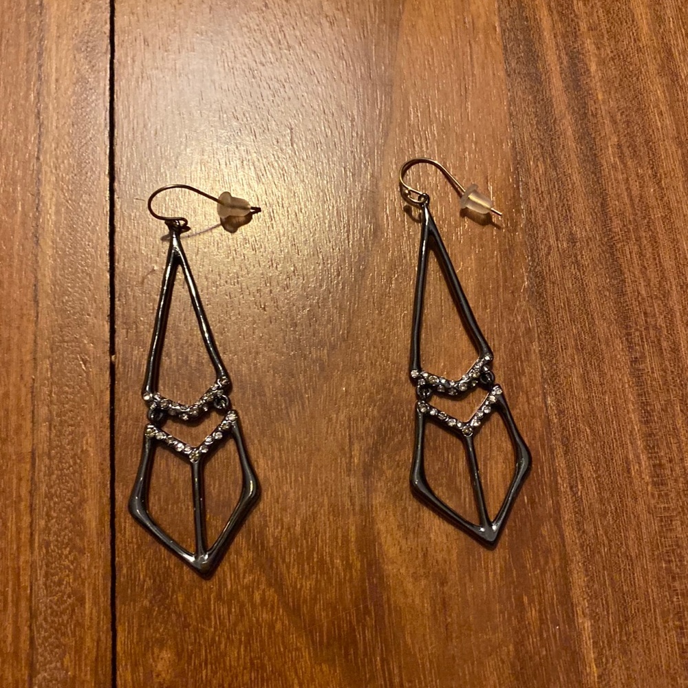 Crystal Teardrop Dangle Earrings